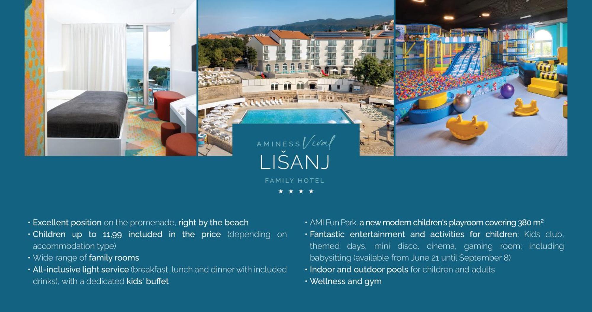Aminess Vival Casa Lisanj Hotel Novi Vinodolski Kültér fotó